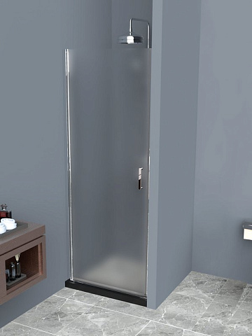 Душевая дверь в нишу BelBagno Uno B-1-60-P-Cr стекло текстурное