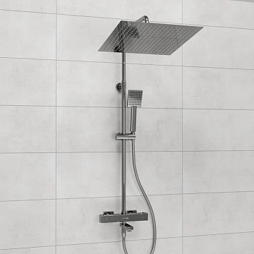 Душевая стойка Wasserkraft Aller A199.119.141.087.CH Thermo, с термостатом, хром