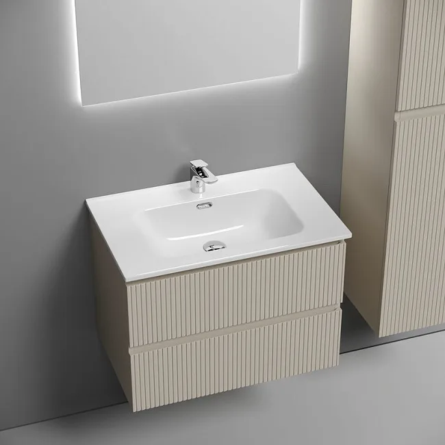 Тумба под раковину Sancos подвесная Snob T 70 Beige Soft SNT70CE Sancos — Оригинал