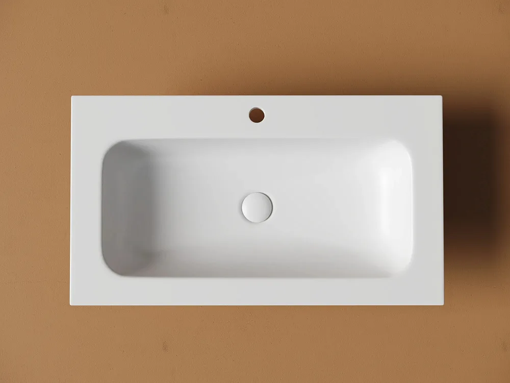 Мебельная раковина Ceramicanova Grace CN7012MW 80. белая матовая