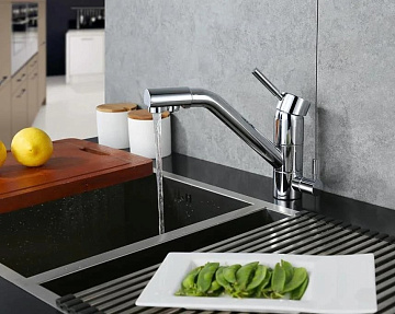 Смеситель для кухни Emar Steel ЕС - 3008 хром