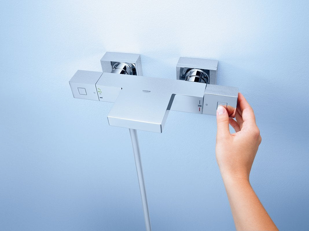 Термостатический смеситель Grohe Grohtherm Cube 34497000, для ванны с душем