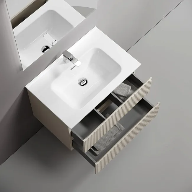 Тумба под раковину Sancos подвесная Snob T 70 Beige Soft SNT70CE Sancos — Оригинал