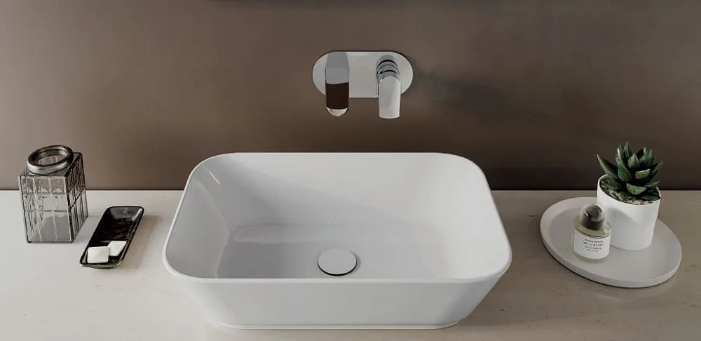 Накладная раковина VitrA Geo 7425B003-0012 Sancos — официальный сайт