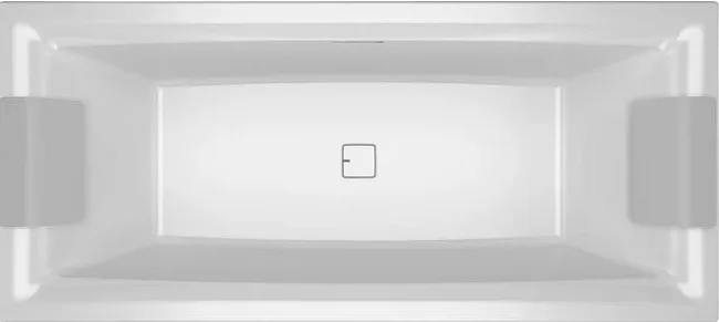 Акриловая ванна Riho Still Square B099005005 без опоры 180x80 см, встраиваемая, белая Sancos — Оригинал