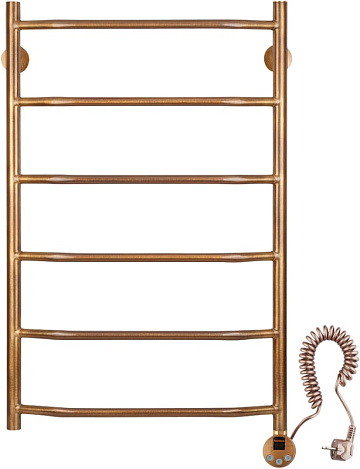 Полотенцесушитель электрический Secado Агата 1 50x80 бронза, R