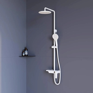 Душевая стойка RGW Shower Panels SP-33W, матовый белый
