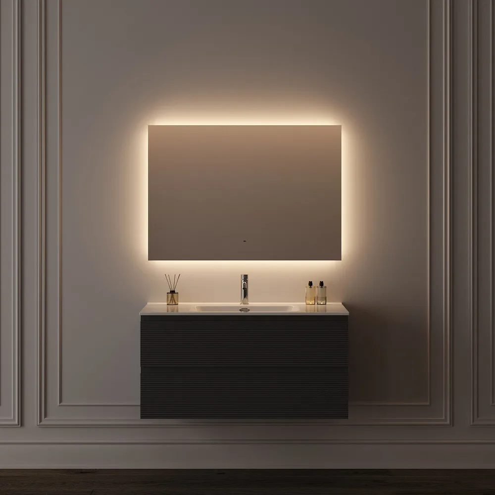 Зеркало Sancos Square 2.0 SQ2.1000 100 см Sancos — официальный сайт
