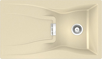 Мойка кухонная Schock Waterfall 45D (D-100) Cristadur аворио, интегрированная