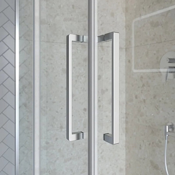 Душевой уголок BelBagno Marino 2 A-2-90-C-CR 90x90, профиль хром, стекло прозрачное