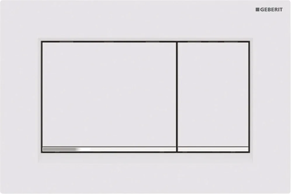 Кнопка смыва Geberit Sigma 30 115.883.JT.1 белая матовая, хром глянцевый Sancos — официальный сайт