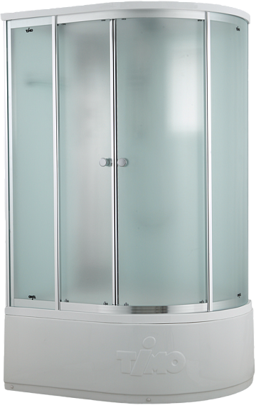 Душевая кабина Timo Comfort T-8820LF Fabric Glass с высоким поддоном, с сиденьем