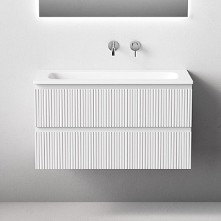 Тумба с раковиной Sancos Snob T 90 подвесная, bianco, раковина СN7019wx