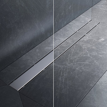 Душевой трап (лоток) AM.PM PrimeFlow Tile 80 см, сталь матовая