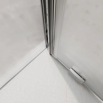 Душевой уголок BelBagno Luce AH-1-120/90-P-Cr профиль хром, стекло рифленое