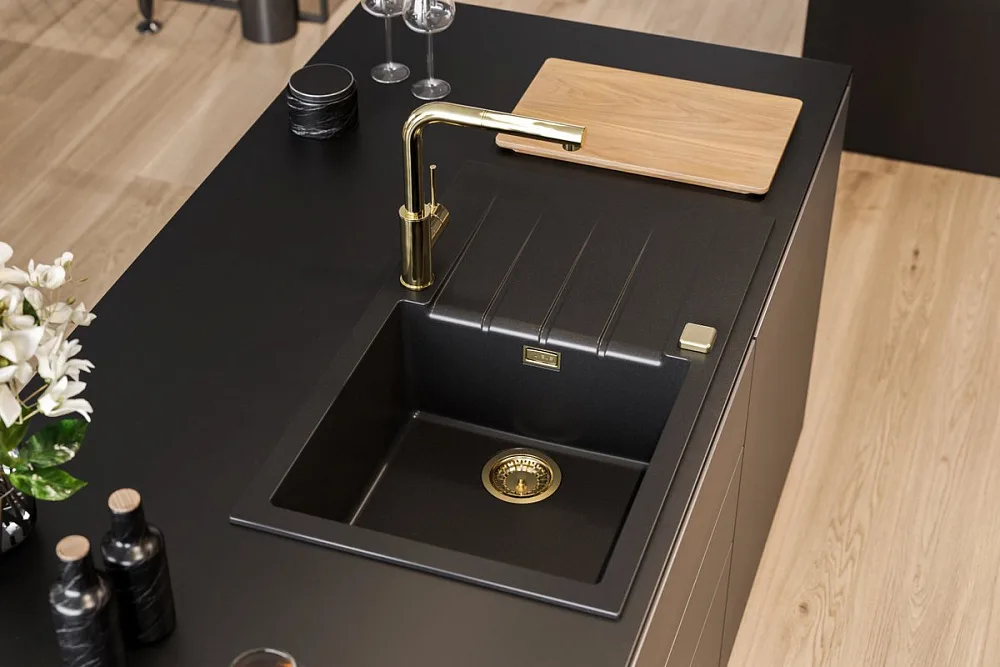 Мойка кухонная Alveus Cadit Granital 40 carbon Sancos — официальный сайт