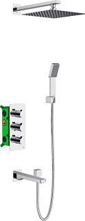 Душевой комплект Timo Petruma SX- 5149/00SM chrome, С ВНУТРЕННЕЙ ЧАСТЬЮ