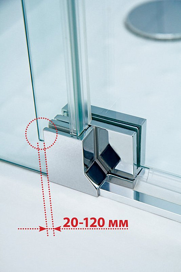 Душевой уголок Cezares Slider AH 2 80/90 90/100 C Cr