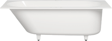 Ванна из искусственного камня Salini Ornella Kit S-Stone 180x80 см, встраиваемая, матовая белая, на 