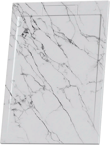 Поддон для душа RGW Stone Tray STL MW 100x80, белый мрамор