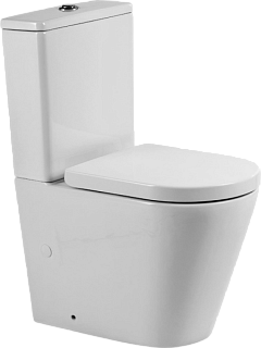 Унитаз-компакт напольный BelBagno Flay-r BB2149CP-TOR BB865SC с микролифтом, безободковый, белый