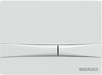Система инсталляции для унитазов Berges Novum 040250, с кнопкой смыва, белая