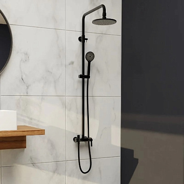 Душевая стойка RGW Shower Panels SP-31B, матовый черный