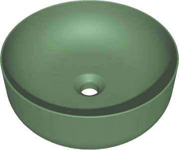 Накладная раковина Kerasan Nolita 534411*0 40 см, verde muschio
