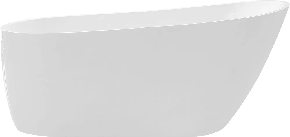 Акриловая ванна BelBagno BB62-1700-W0 170x70 см, отдельностоящая, белая, овальная, на ножках Sancos — официальный сайт