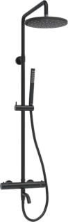 Душевая стойка Wasserkraft Elbe 7400 A288.077.217.BM Thermo, с термостатом, черная