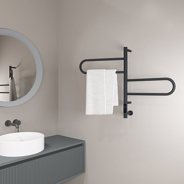 Полотенцесушитель электрический Vincea VTD-1R1CGE 44x60 графит