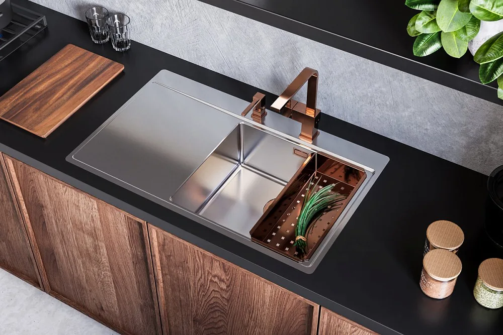Мойка кухонная Alveus Pure 50 R Sancos — официальный сайт