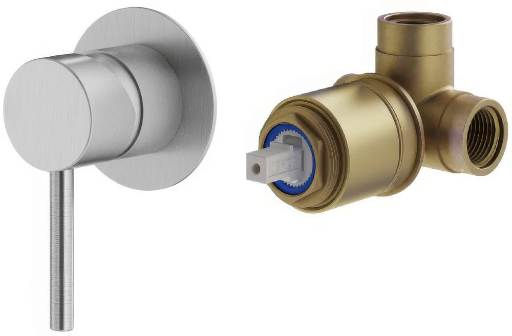 Встраиваемый смеситель Plumberia Selection Ixo KITXO1135CS С ВНУТРЕННЕЙ ЧАСТЬЮ, бра Sancos — официальный сайт