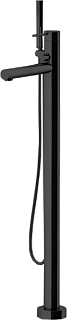 Напольный смеситель для ванны с душем Gattoni Circle One 9008/90NO, nero opaco