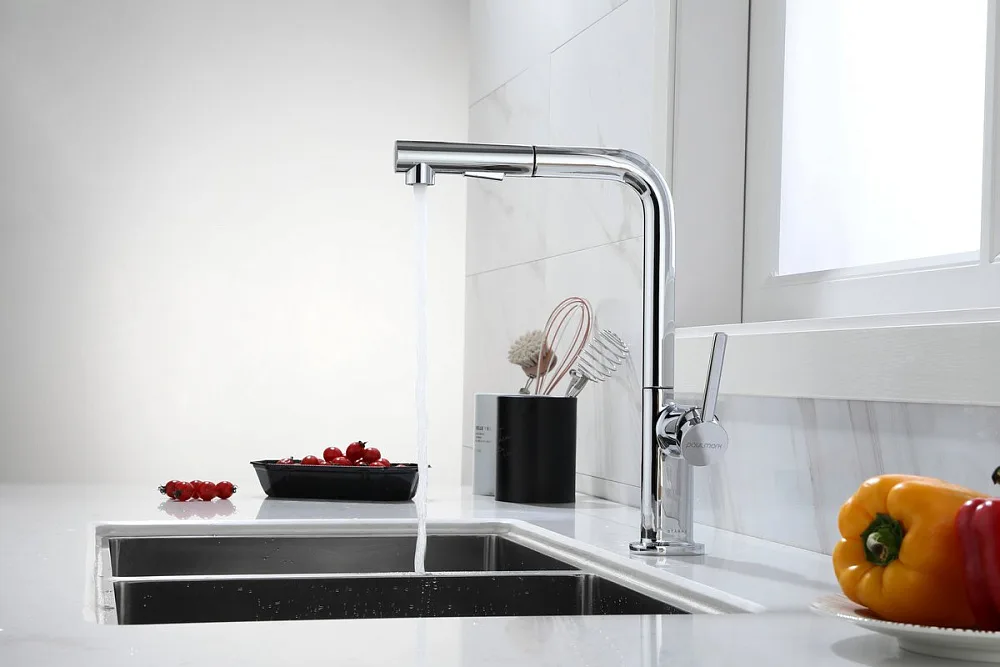 Смеситель для кухни Paulmark Neo Ne214419-CR, хром Sancos — официальный сайт