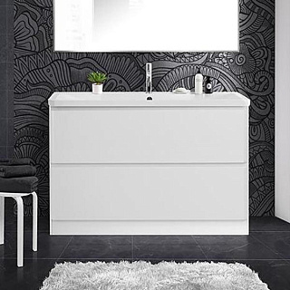Тумба под раковину без столешницы BelBagno Albano 120 напольная, bianco lucido