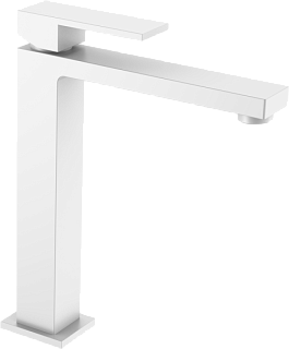 Смеситель для раковины Boheme Qubic 472-MW matt white
