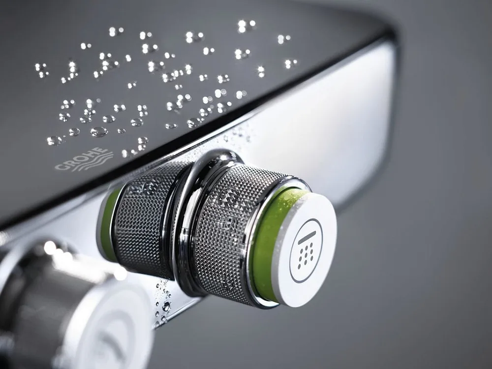 Душевая стойка Grohe Euphoria SmartControl 260 Mono 26509000, с термостатом Sancos — официальный сайт