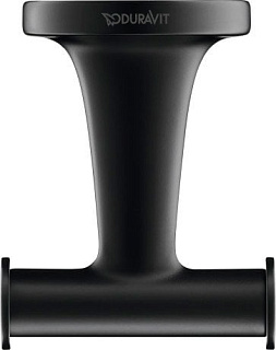 Крючок Duravit Starck T 0099304600 двойной, черный