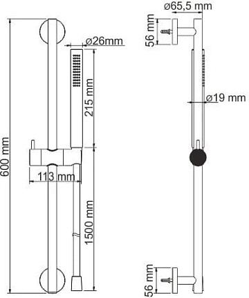 Душевой гарнитур Wasserkraft A142