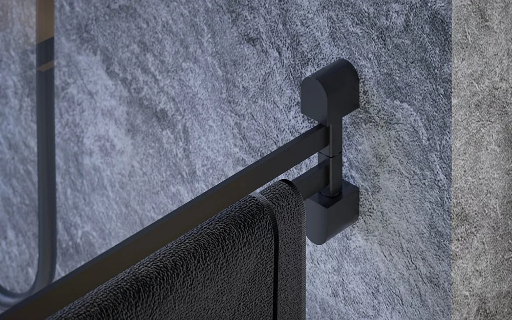 Полотенцедержатель Artwelle Schwarz 7731 поворотный, черный Sancos — официальный сайт