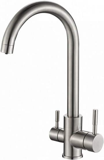 Смеситель для кухни Steel Hammer SH 713 INOX