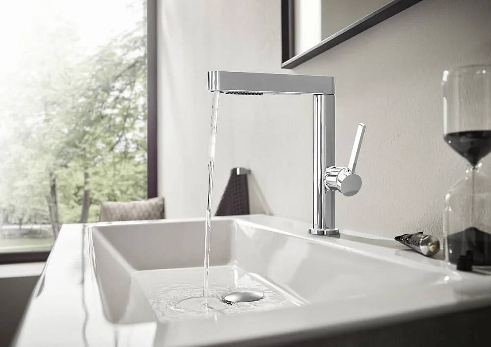 Смеситель для раковины Hansgrohe Finoris 230 76063000 хром Sancos — официальный сайт