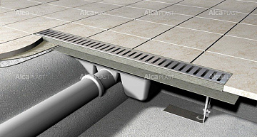 Душевой трап (лоток) AlcaPlast APZ1 APZ6 550 с опорами