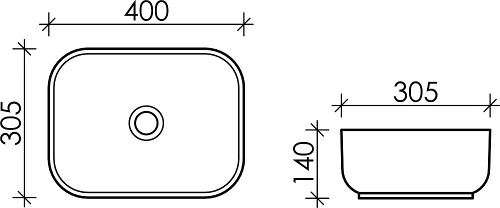 Накладная раковина Ceramicanova Element CN5042 Sancos — официальный сайт