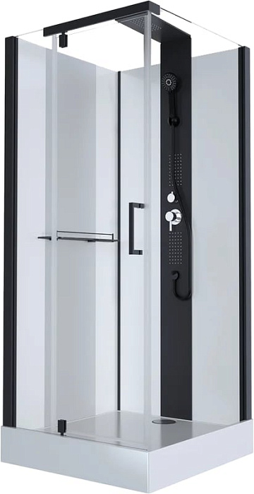 Душевая кабина Black&White Galaxy G8702 900х900х2170, с низким поддоном