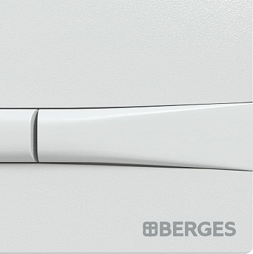 Система инсталляции для унитазов Berges Novum 040250, с кнопкой смыва, белая