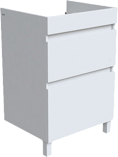 Тумба под раковину без столешницы IDDIS Optima Home 120, 2 ящика