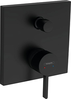 Встраиваемый смеситель Hansgrohe Finoris 76415670 матовый черный