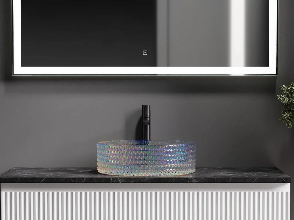 Накладная раковина Ceramicanova Cristal CN6059 неон Sancos — официальный сайт